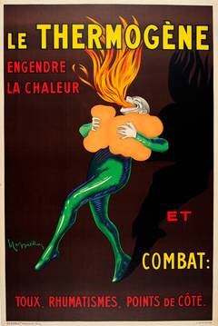 Original Vintage Advertising Poster - Le Thermogene - Iconic Design By Cappiello