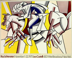 Original vintage poster: Roy Lichtenstein at the Leo Castelli Gallery, New York