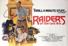 Original Movie Poster - Raiders of the Lost Ark - Harrison Ford As Indiana Jones