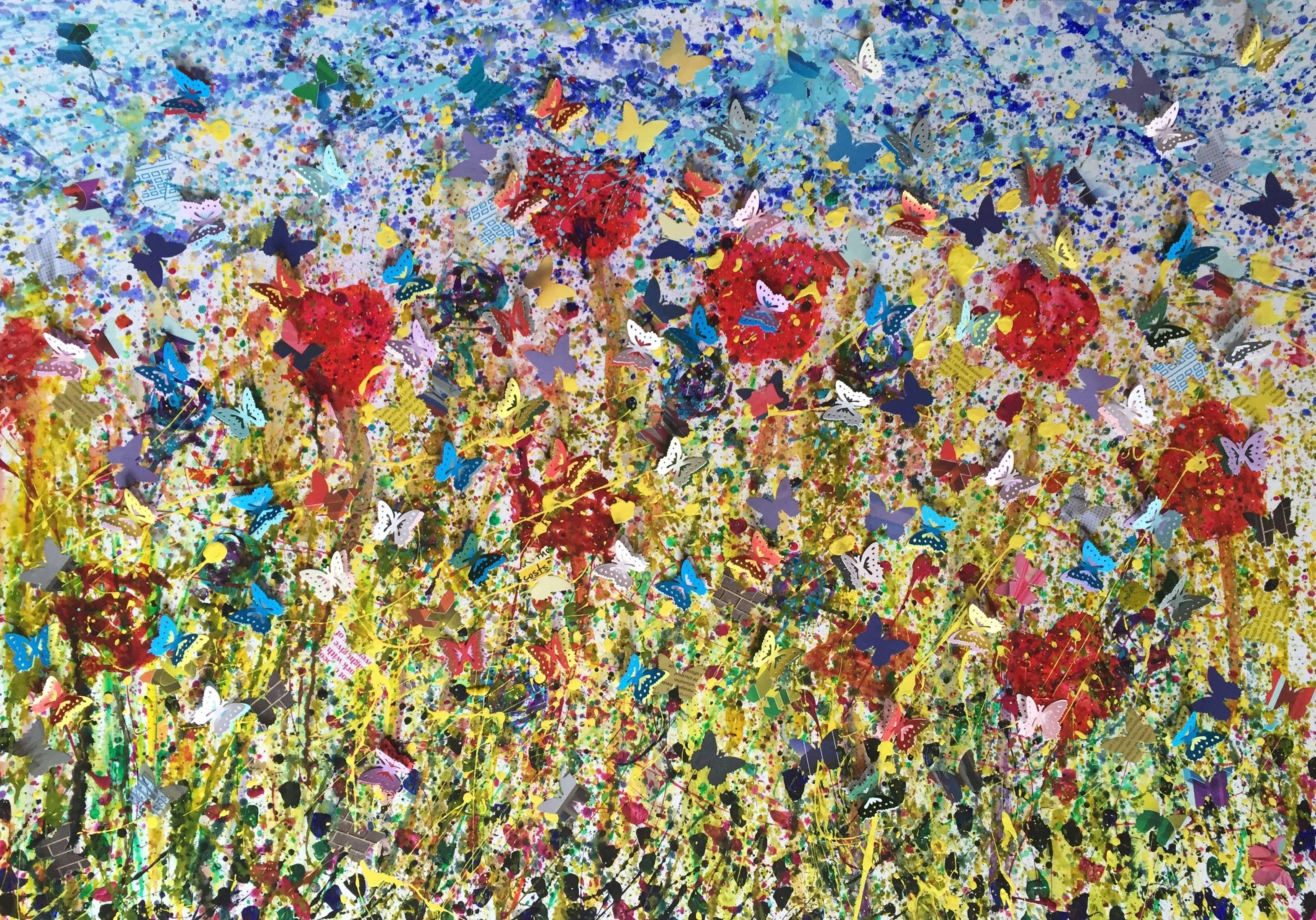 Butterfly Storm - Mixed Media Art by Tracey Thornton