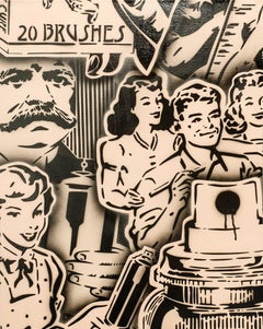 Vintage Art Ad (Cappuccino / Black), variant 3