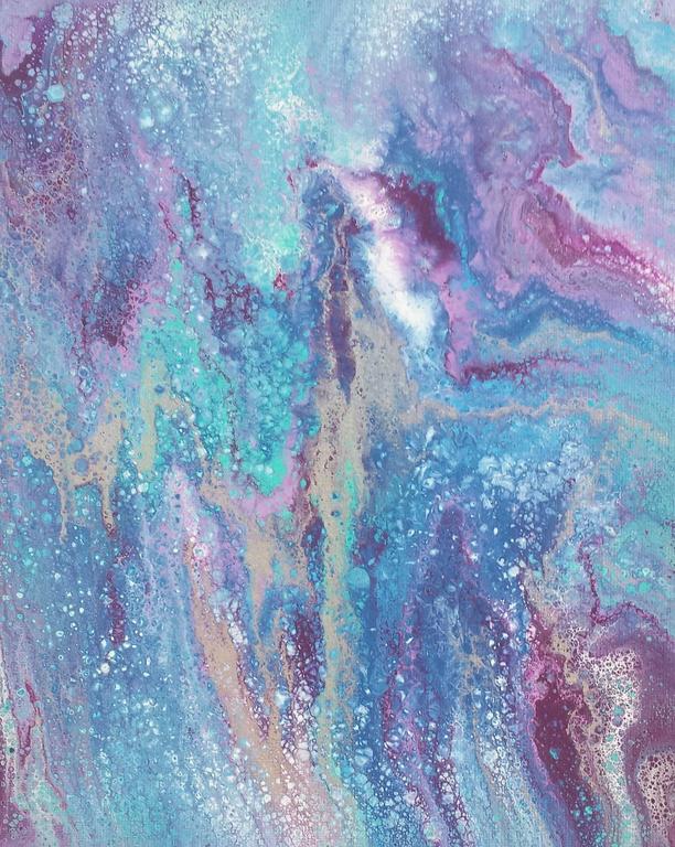 Alexandra Romano Abstract Painting - Enchanted Ocean