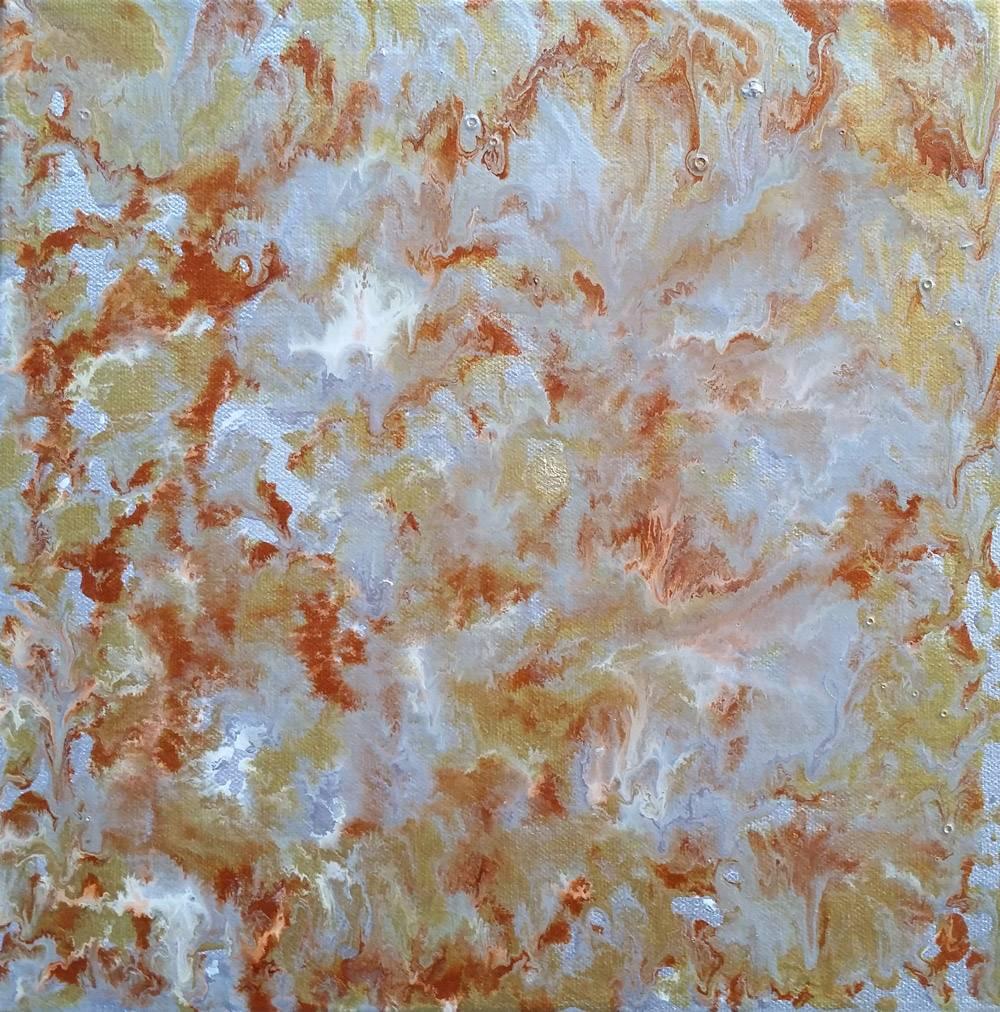 Alexandra Romano Abstract Painting - Fluid No 3