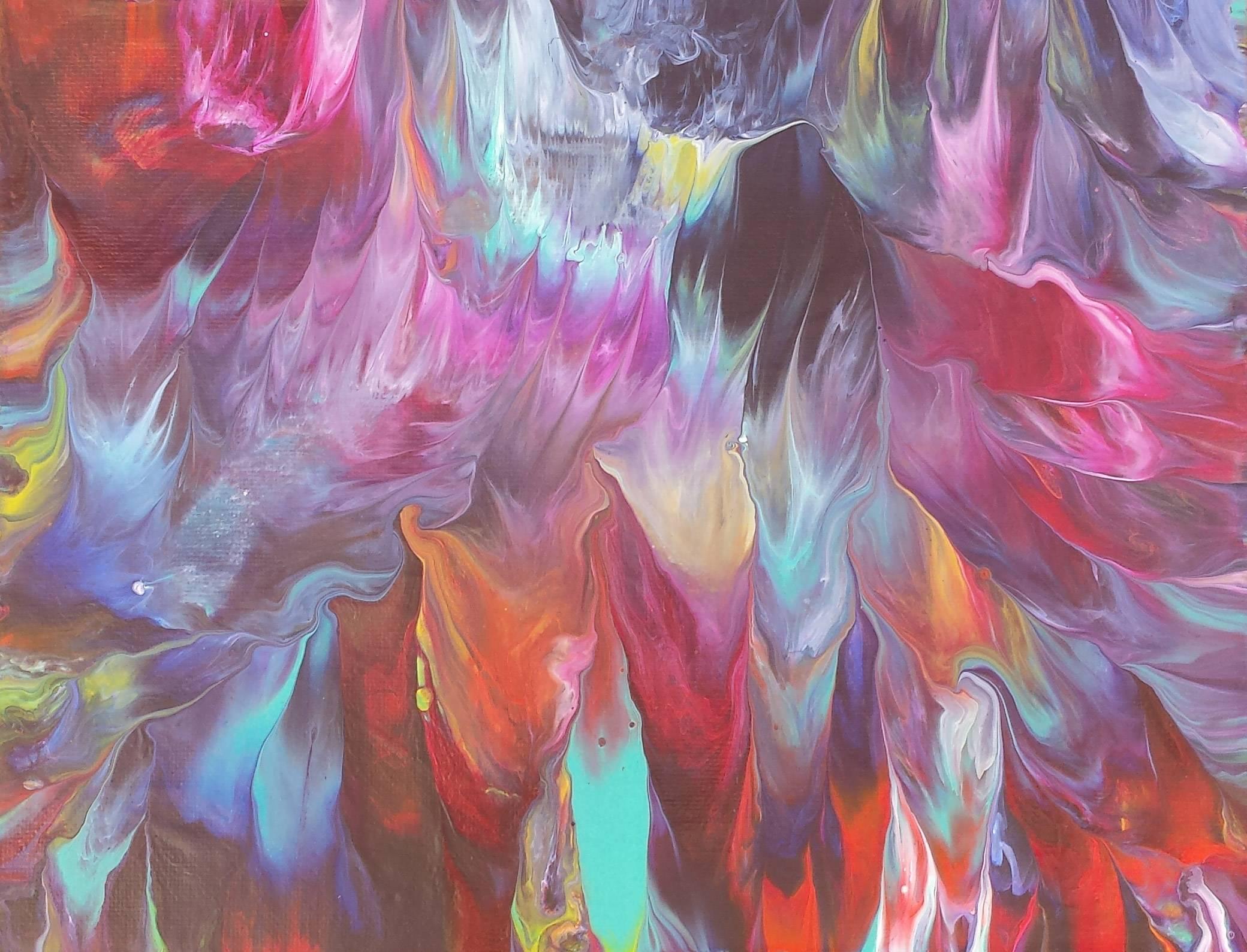Alexandra Romano Abstract Painting - Free Spirit No 17
