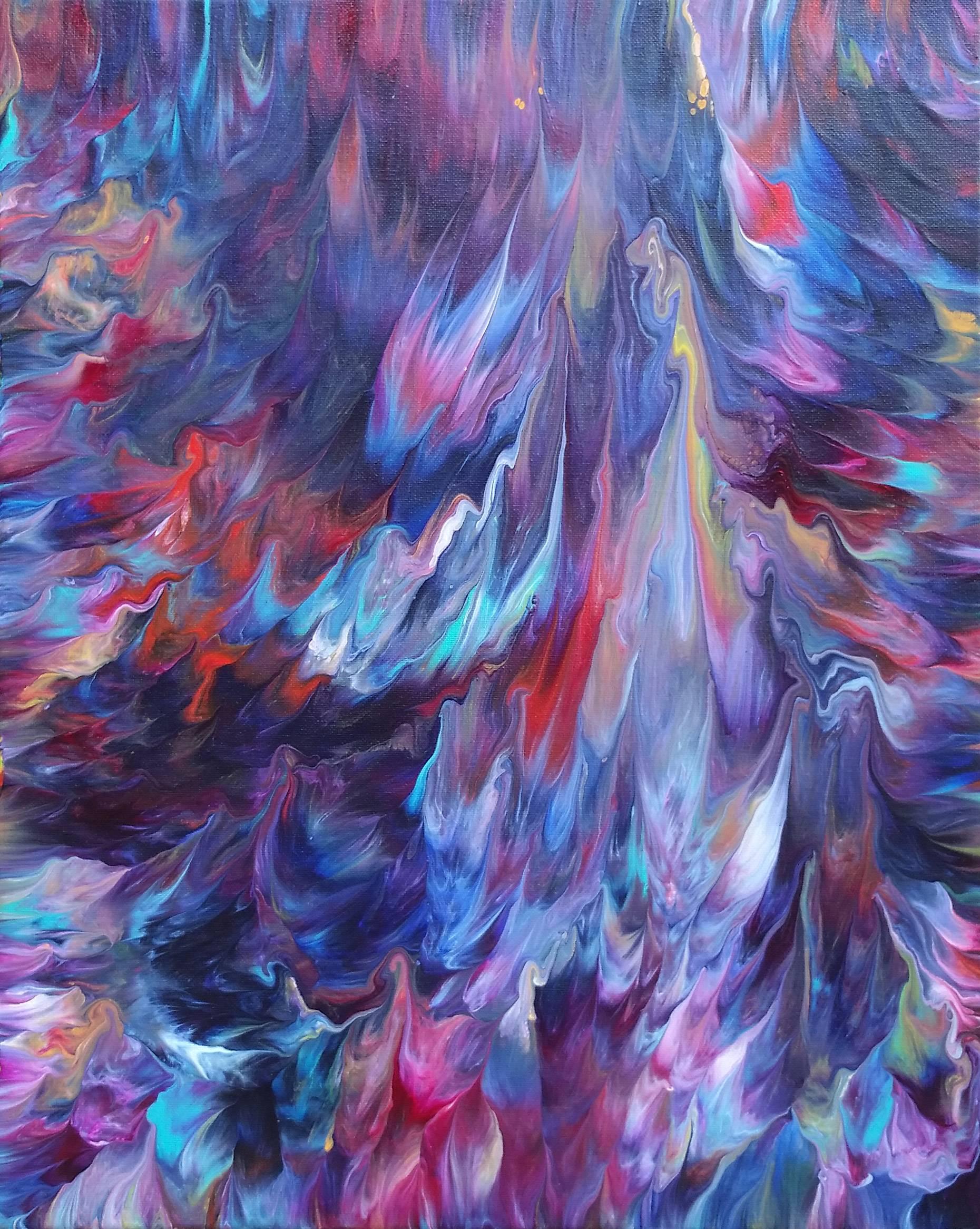 Alexandra Romano Abstract Painting - Free Spirit No 14