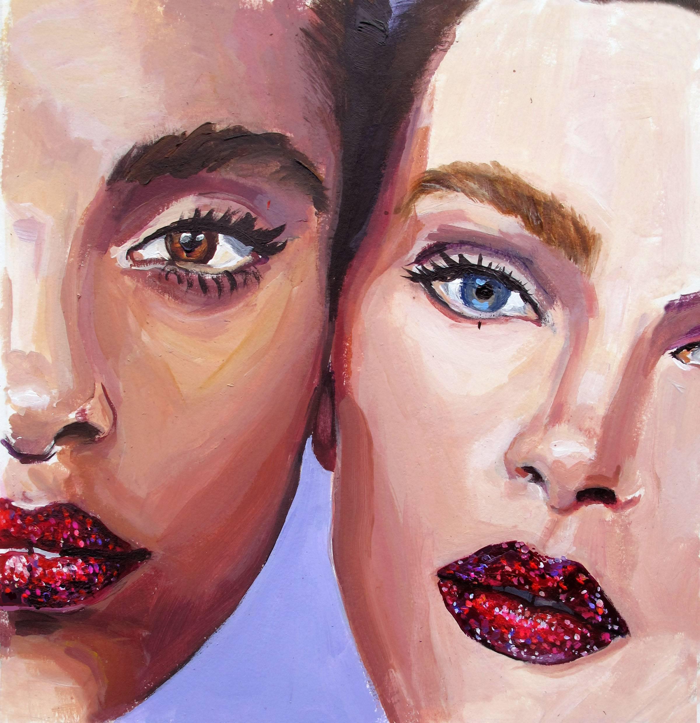 Laura Gulshani Figurative Art - Pat McGrath lips