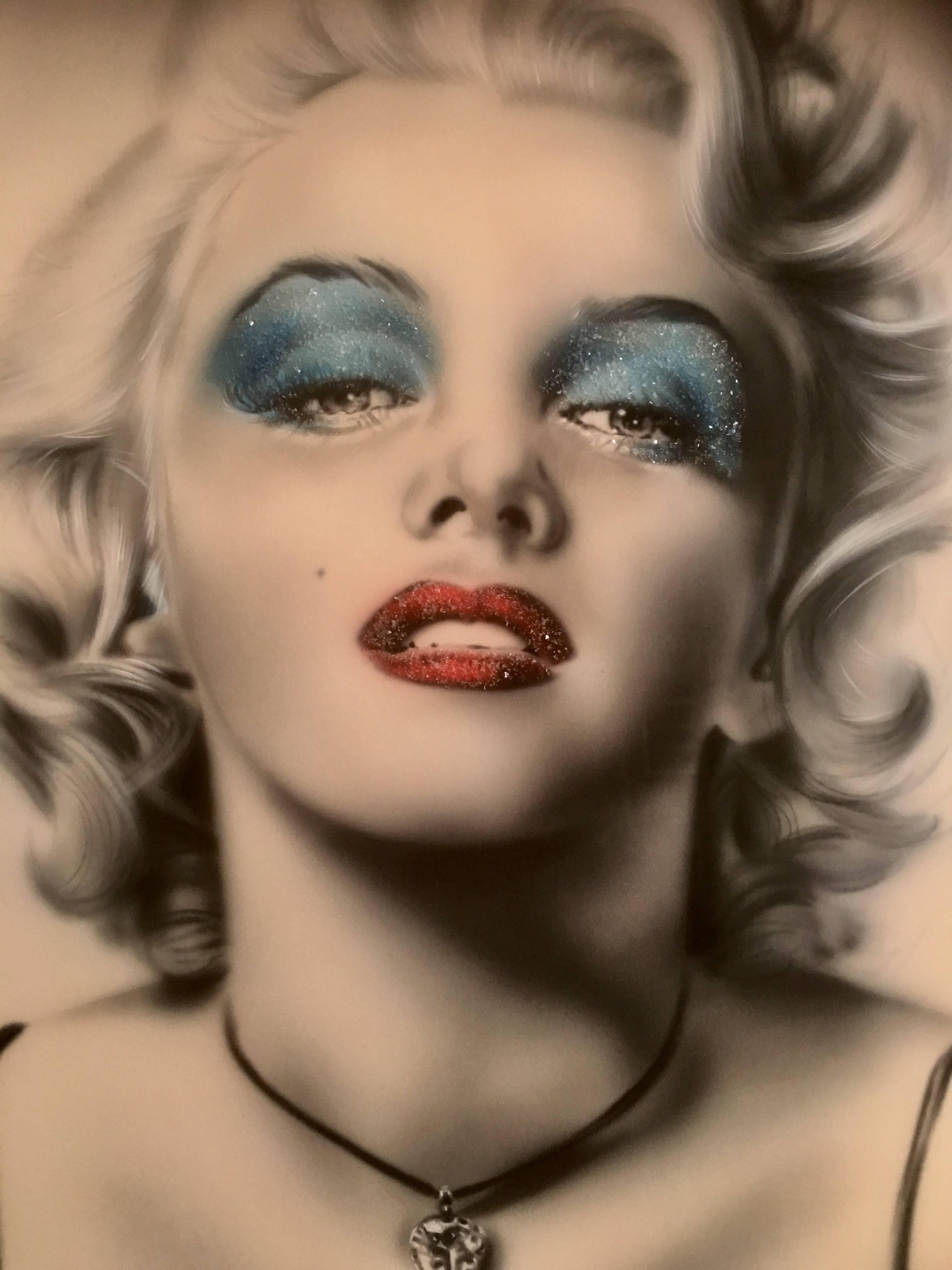 Metin Salih Portrait Print - Chanel, Artist Proof, Limited Edition of 5, Marilyn Monroe, Pop Portraiture.  