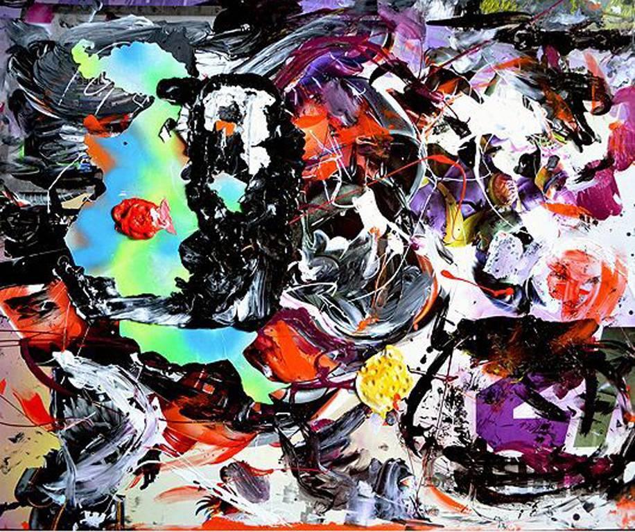 David Chevtaikin Abstract Painting - This One Now