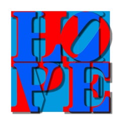 LIVE IN HOPE Original Acyrlic, multilayer, typography, Personally Signed