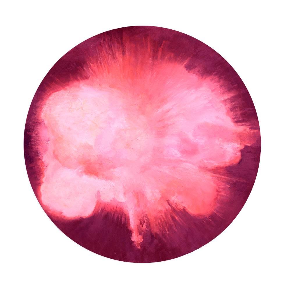 Christian Furr Abstract Print - Wild Spirit, which art moving everywhere; Jouissance, Rose Pink  