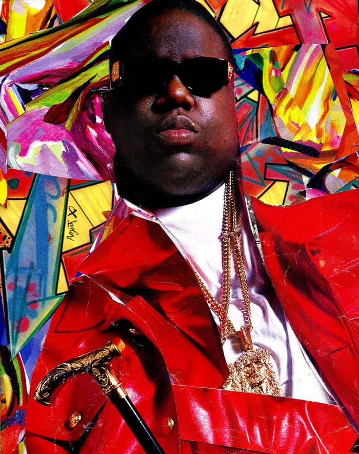 Agent X B.I.G. Contemporary Portrait of the Notorious B.I.G For
