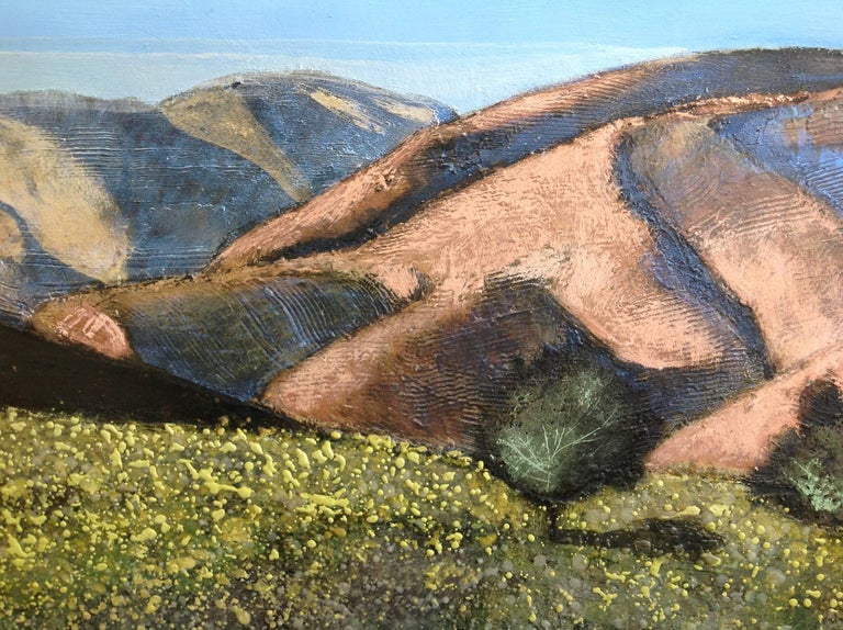 Lydia Bauman Judean Hills, Israel, Landscape, Original, Oil Canvas