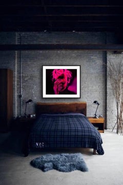 Imperfection is Beauty IX, Artist Proof, Edition of 5, Jet Black, Neon Pink.