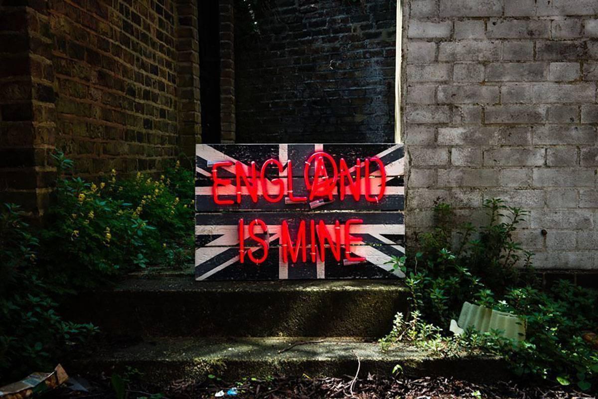 England, Original. – Mixed Media Art von Mark Sloper