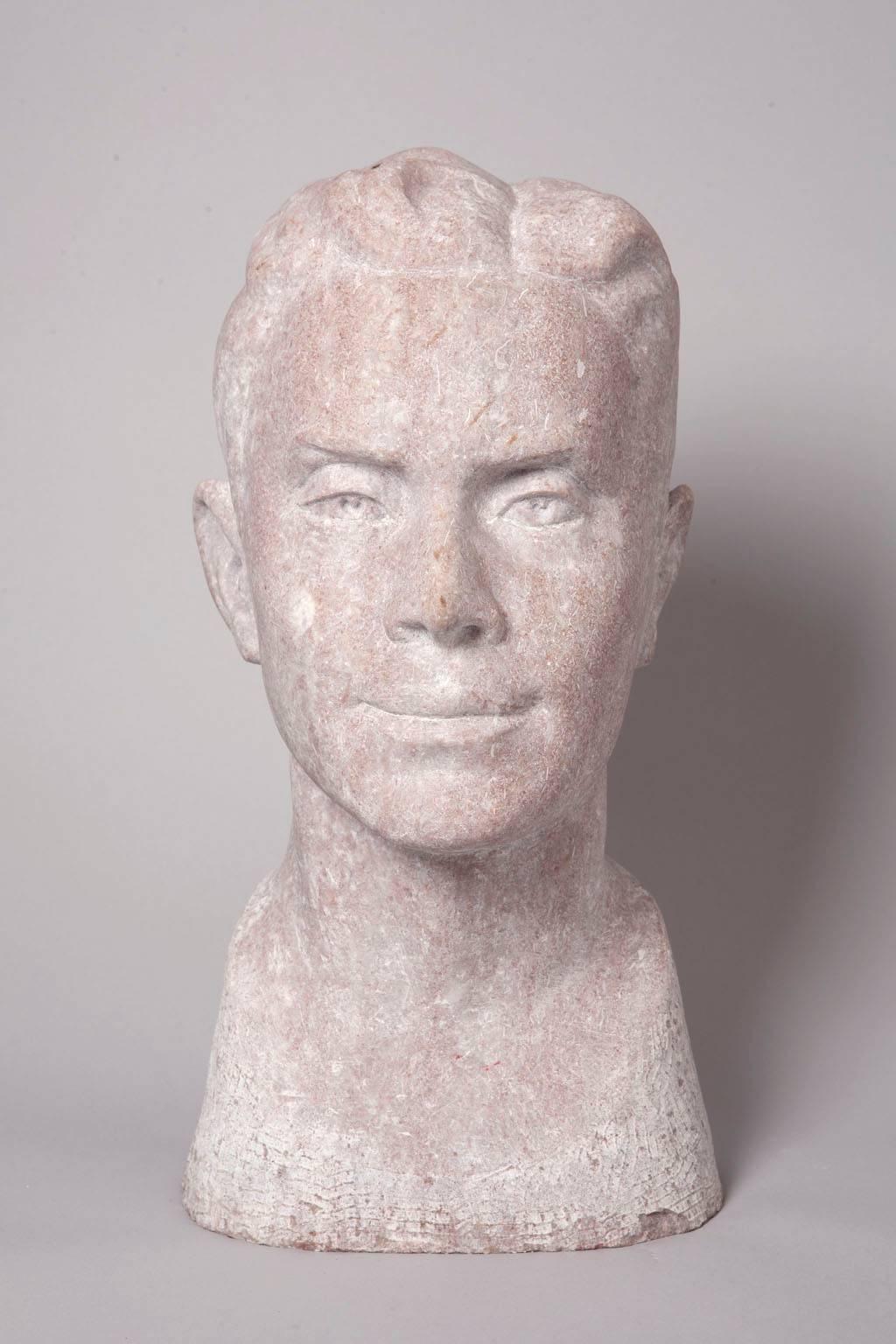 Nina Saemundsson Figurative Sculpture – Head of a Man