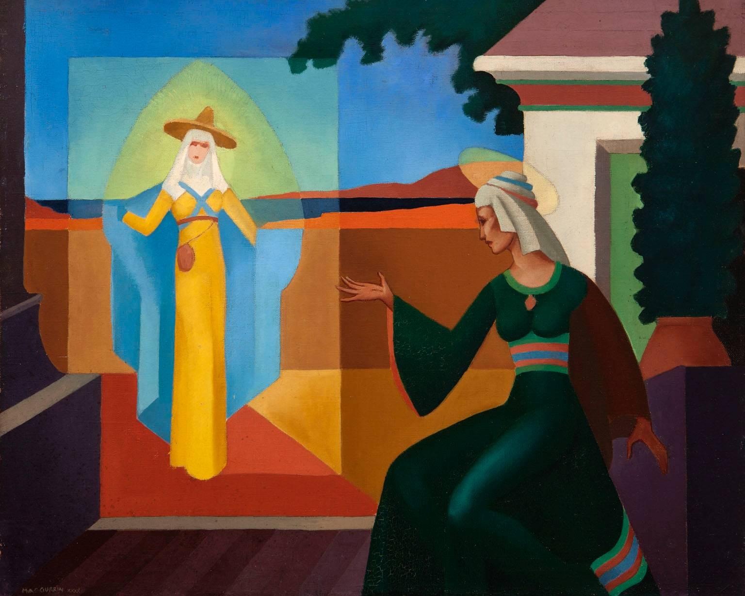 Buckley MacGurrin Figurative Painting - Magnificat Anima Mea Dominum