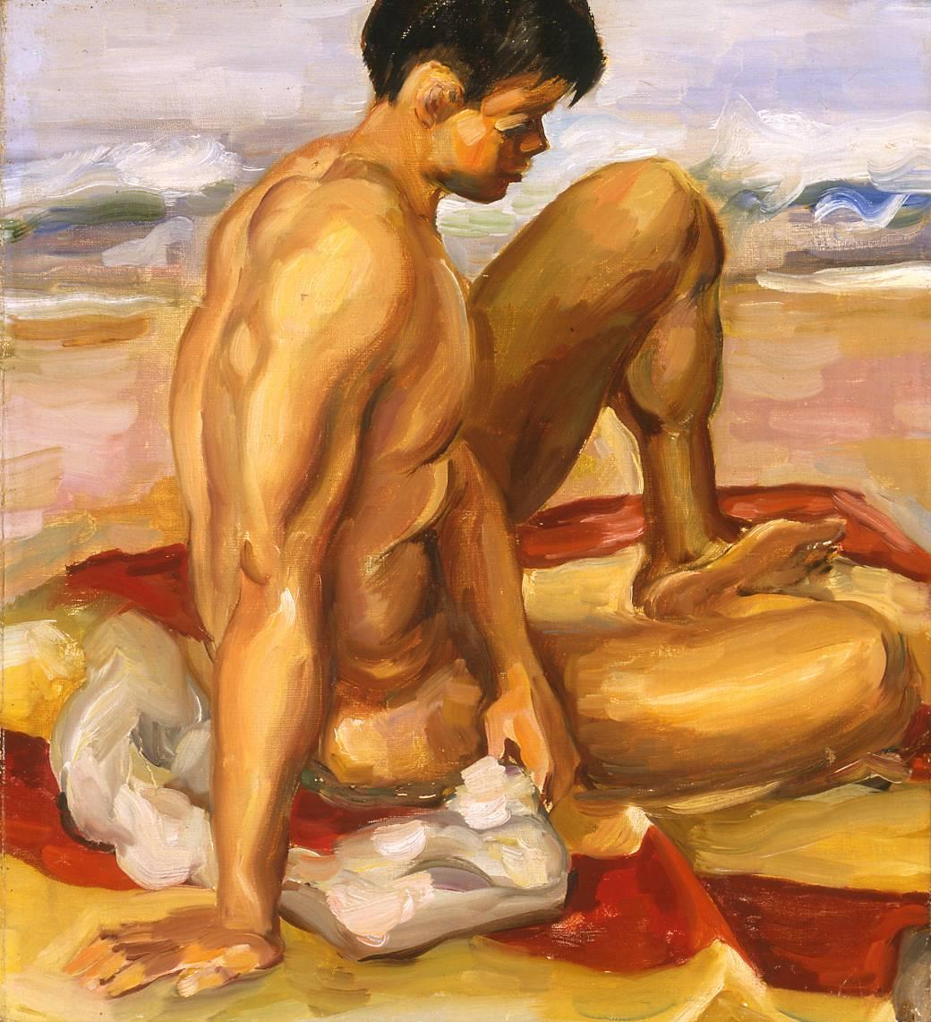 Robert Kennicott Nude Painting - Bather