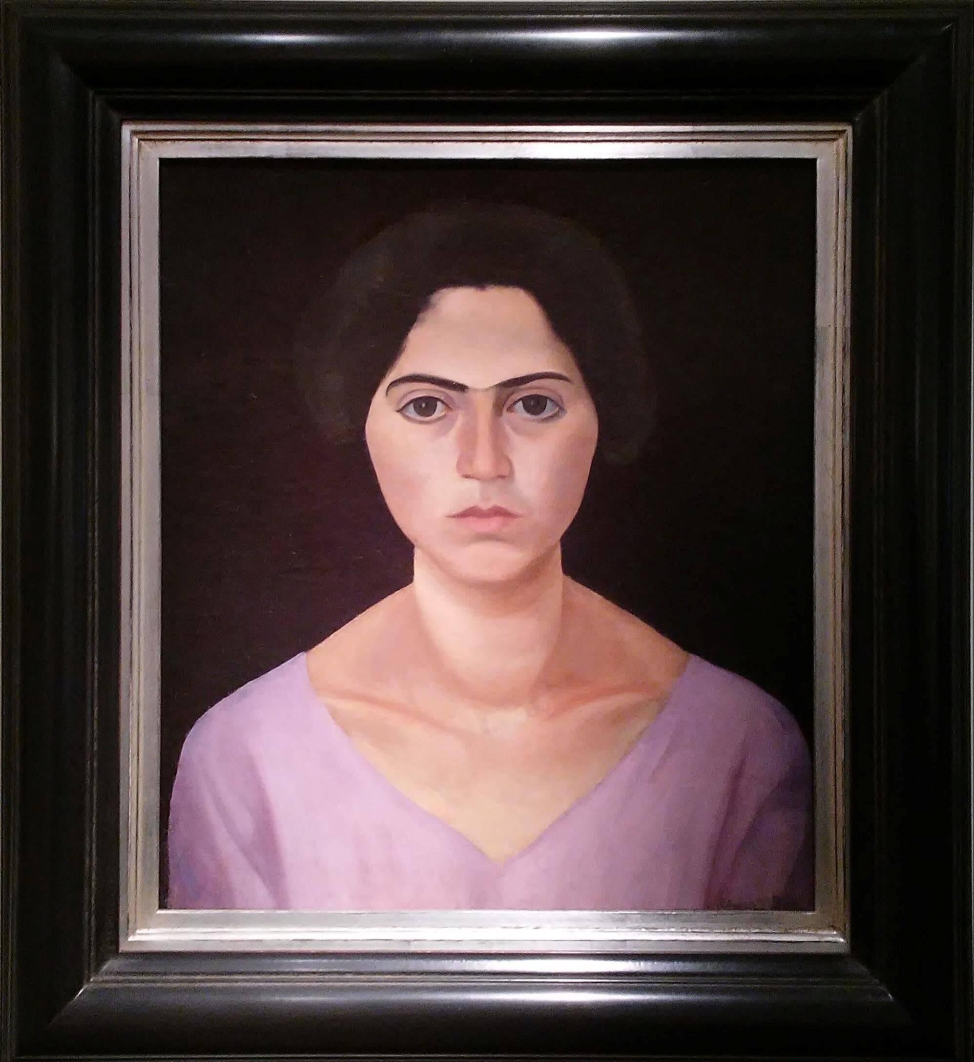 Untitled (Portrait of a Woman) - Painting by Edward Bright Bruce, attr.