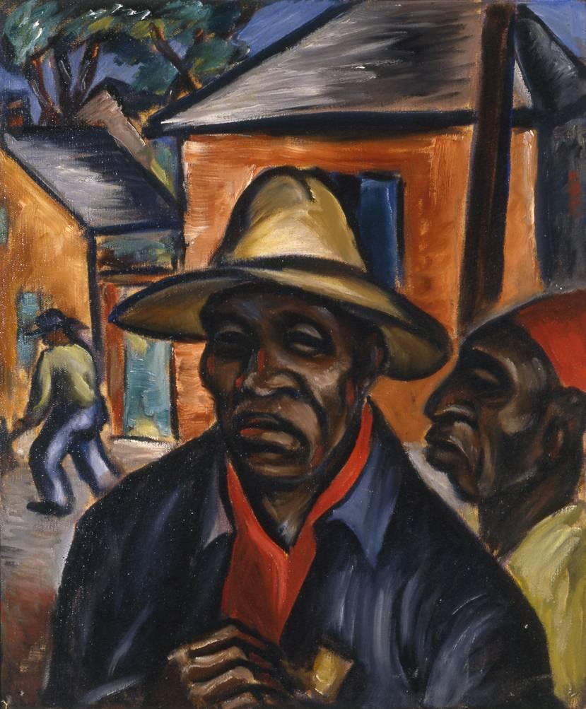 Ralph Chessé Portrait Painting - The Old Black Man