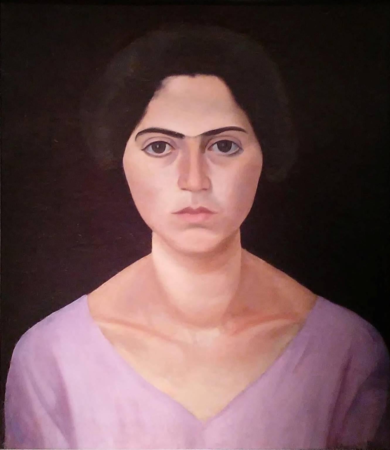 Edward Bright Bruce, attr. Portrait Painting - Untitled (Portrait of a Woman)