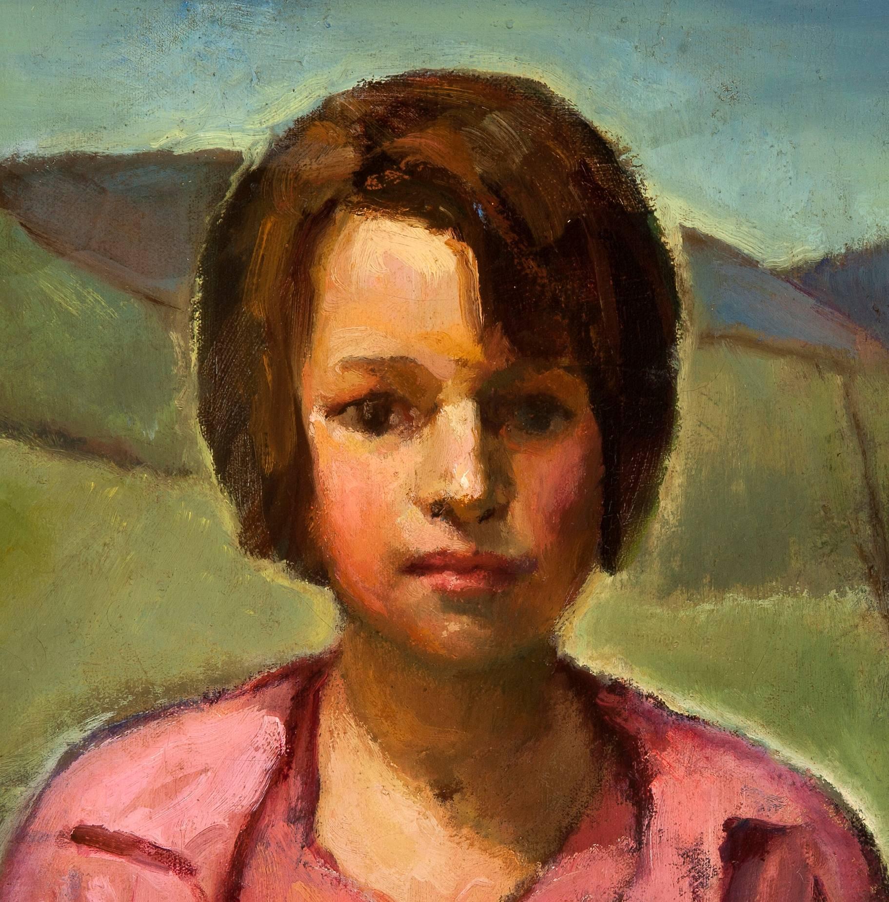 Beatrice - Painting by Robert Gilbert