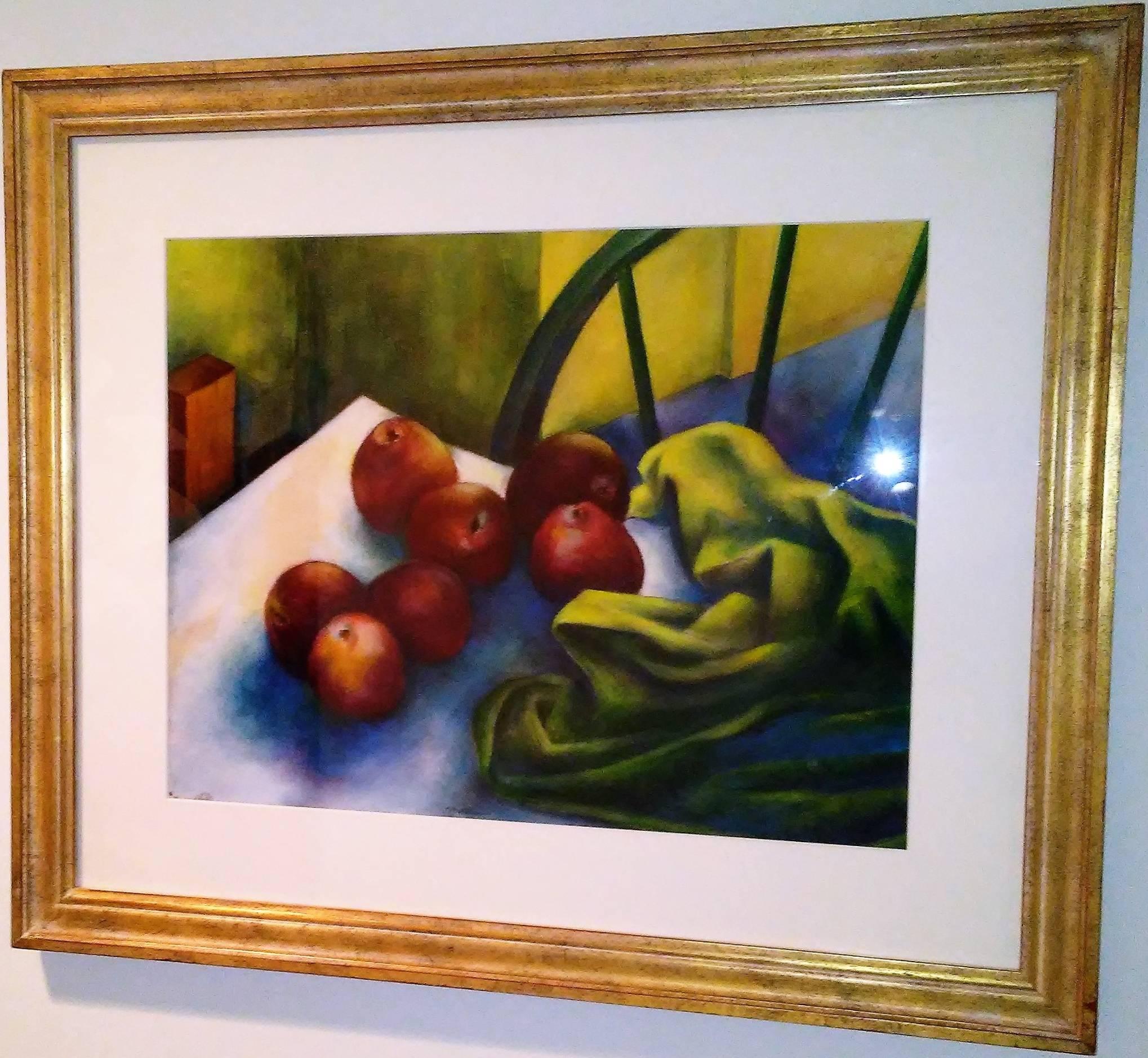 Still Life with Apples - Art by John Mottram