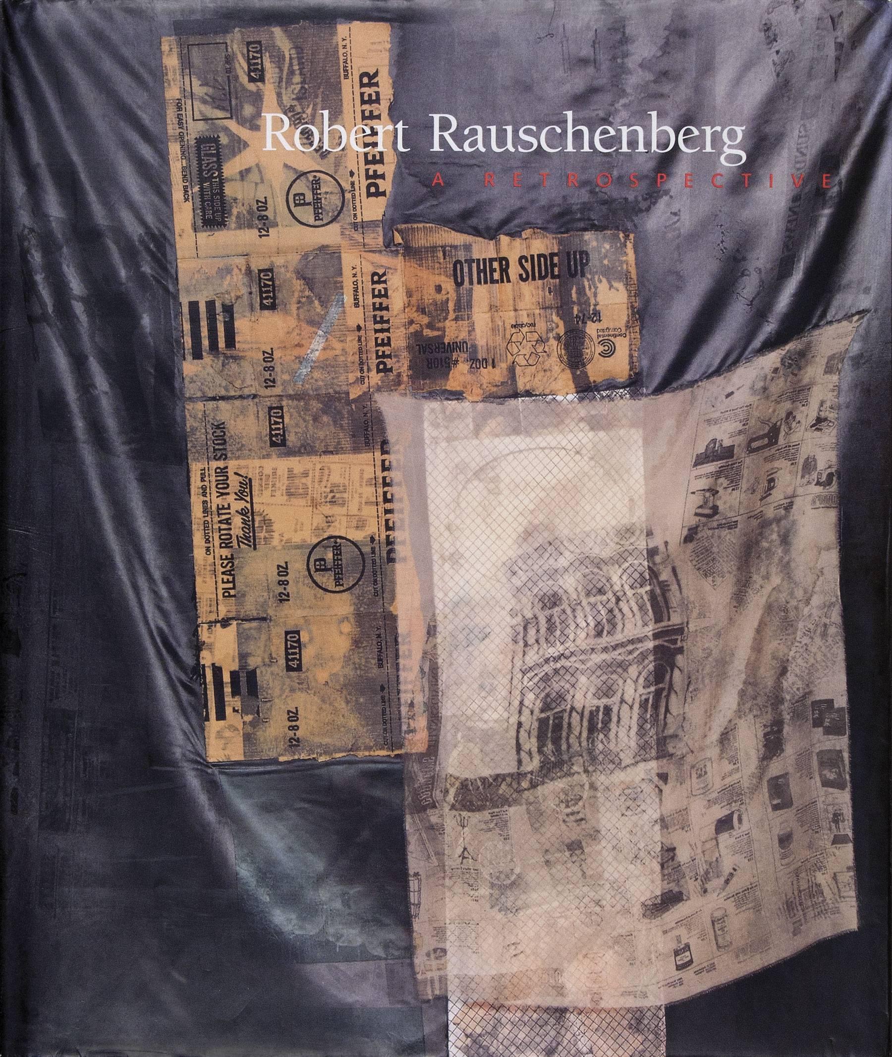 Robert Rauschenberg Abstract Painting - ROBERT RAUSCHENBERG: A Retrospective. [SIGNED]