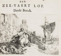Der Zee-Vaert Lof (ORIGINAL ETCHING BY REMBRANDT)
