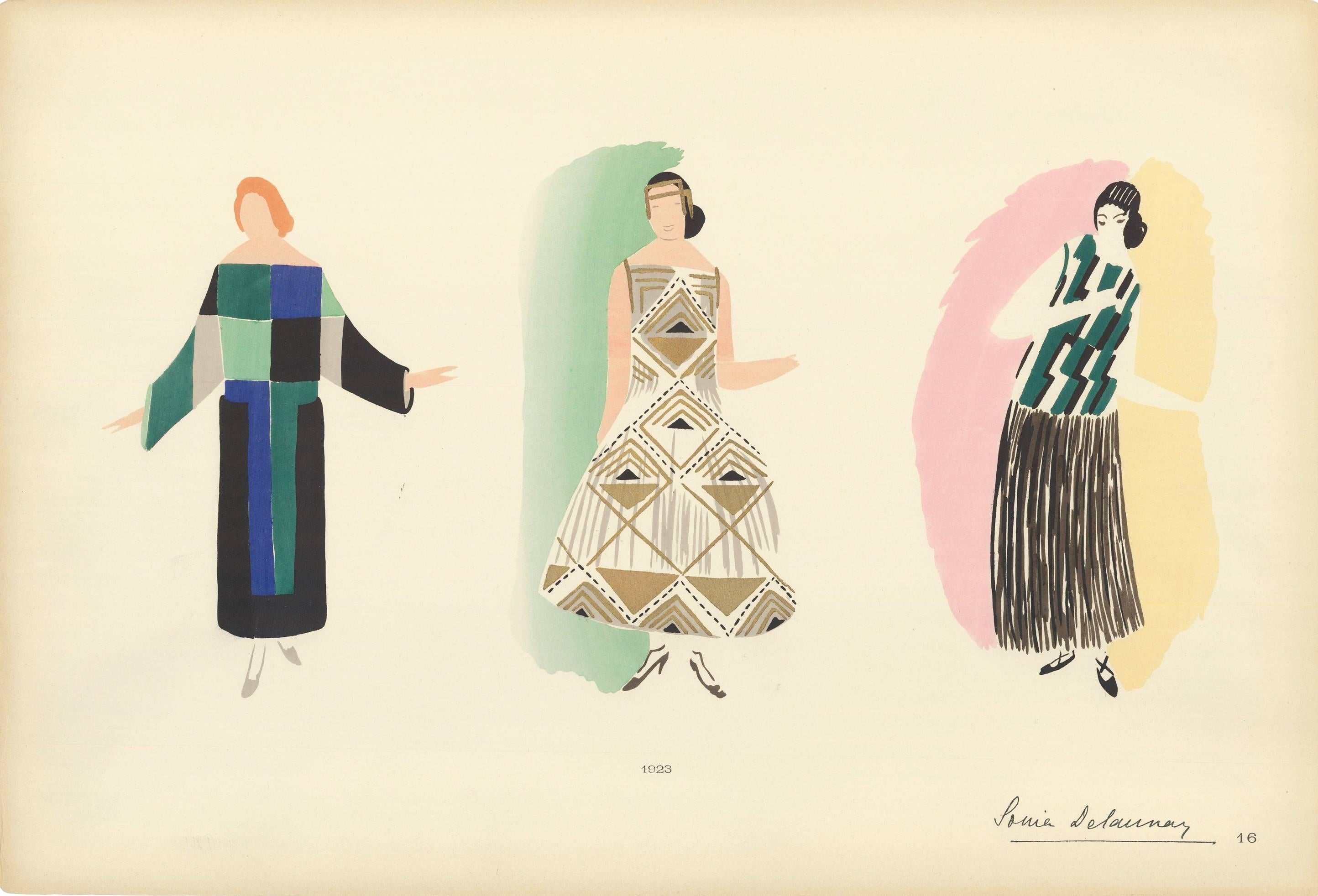 Sonia Delaunay, „Ses Peintures, Ses Objets, Ses Tissus Simultanes, Ses Modes“, ca. 2