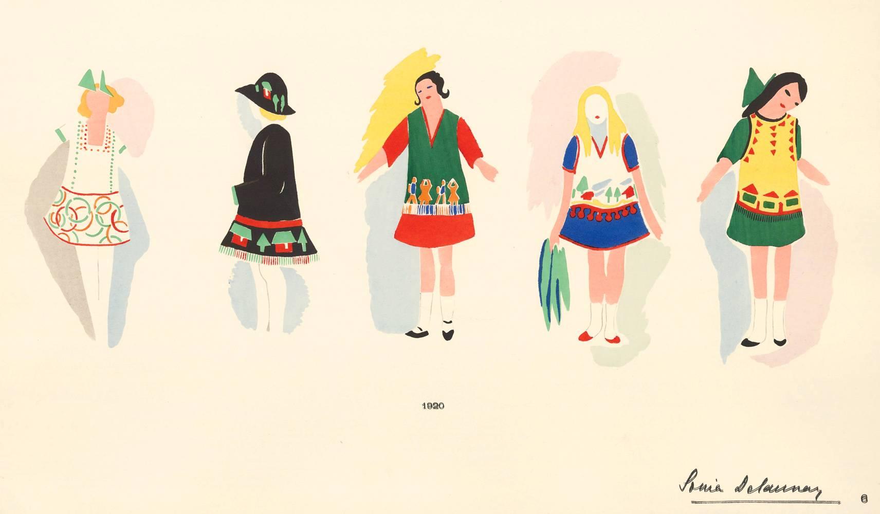 Sonia Delaunay, „Ses Peintures, Ses Objets, Ses Tissus Simultanes, Ses Modes“, ca. 6
