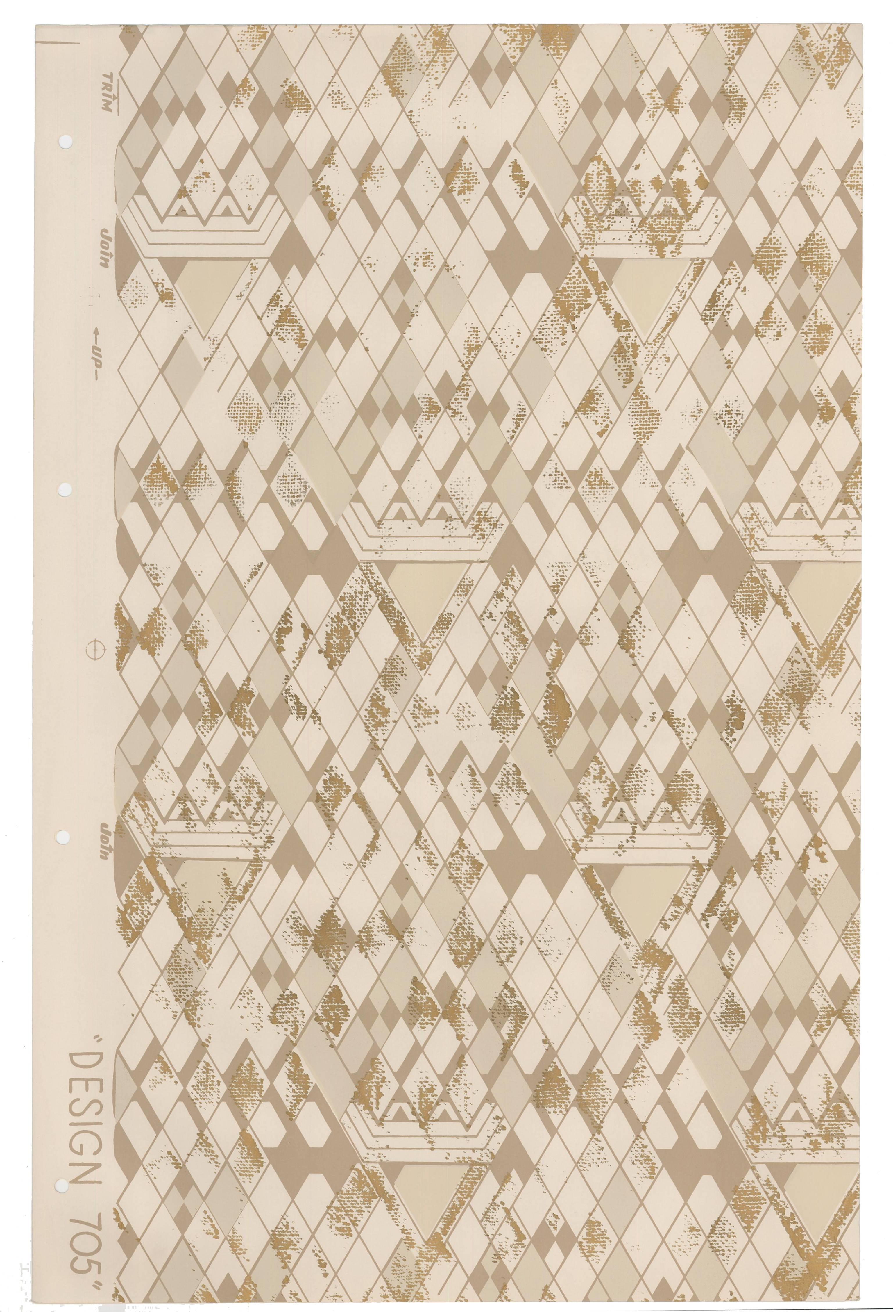 Set of 7 Frank Lloyd Wright Wallpaper Samples 3