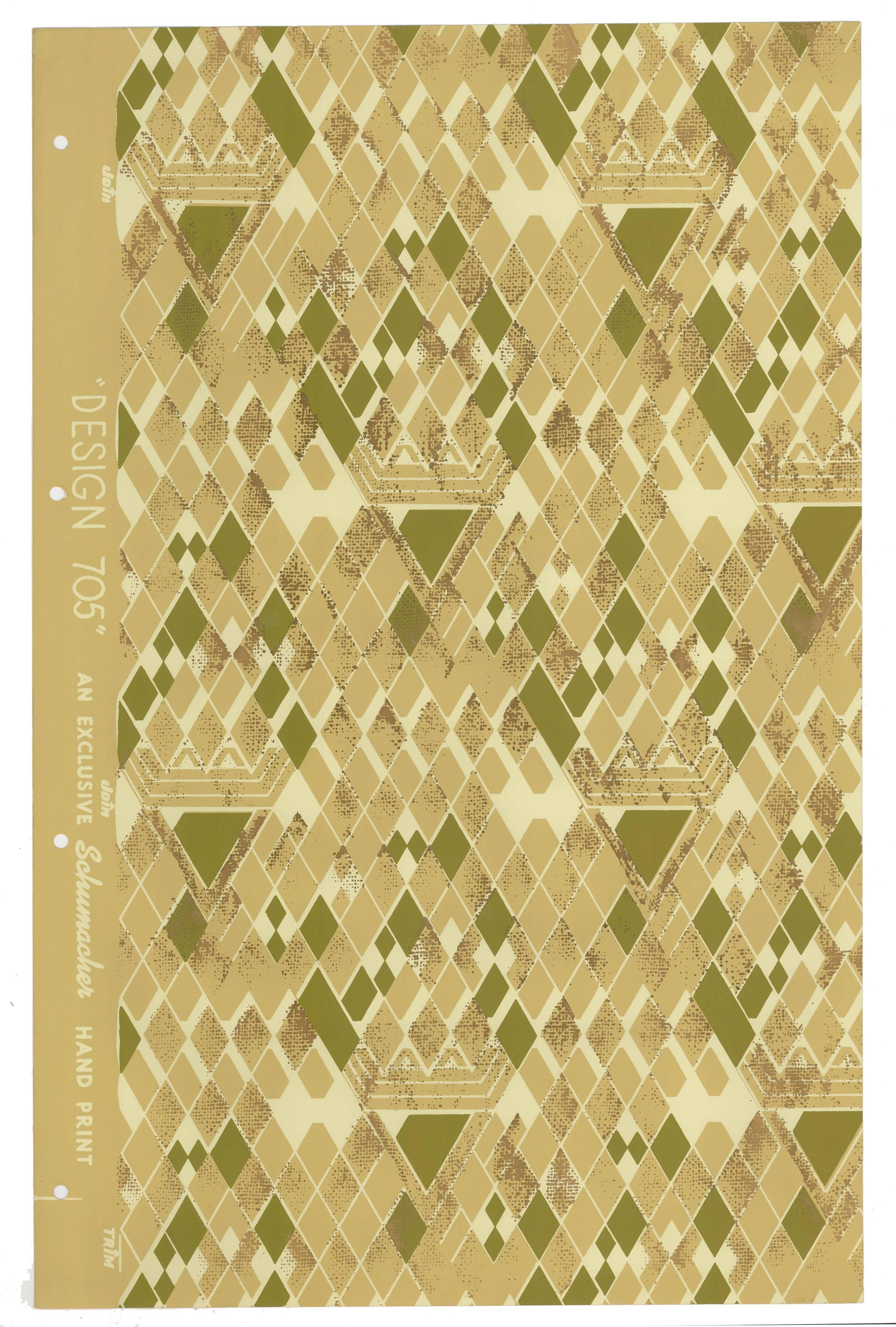 Set of 7 Frank Lloyd Wright Wallpaper Samples 4