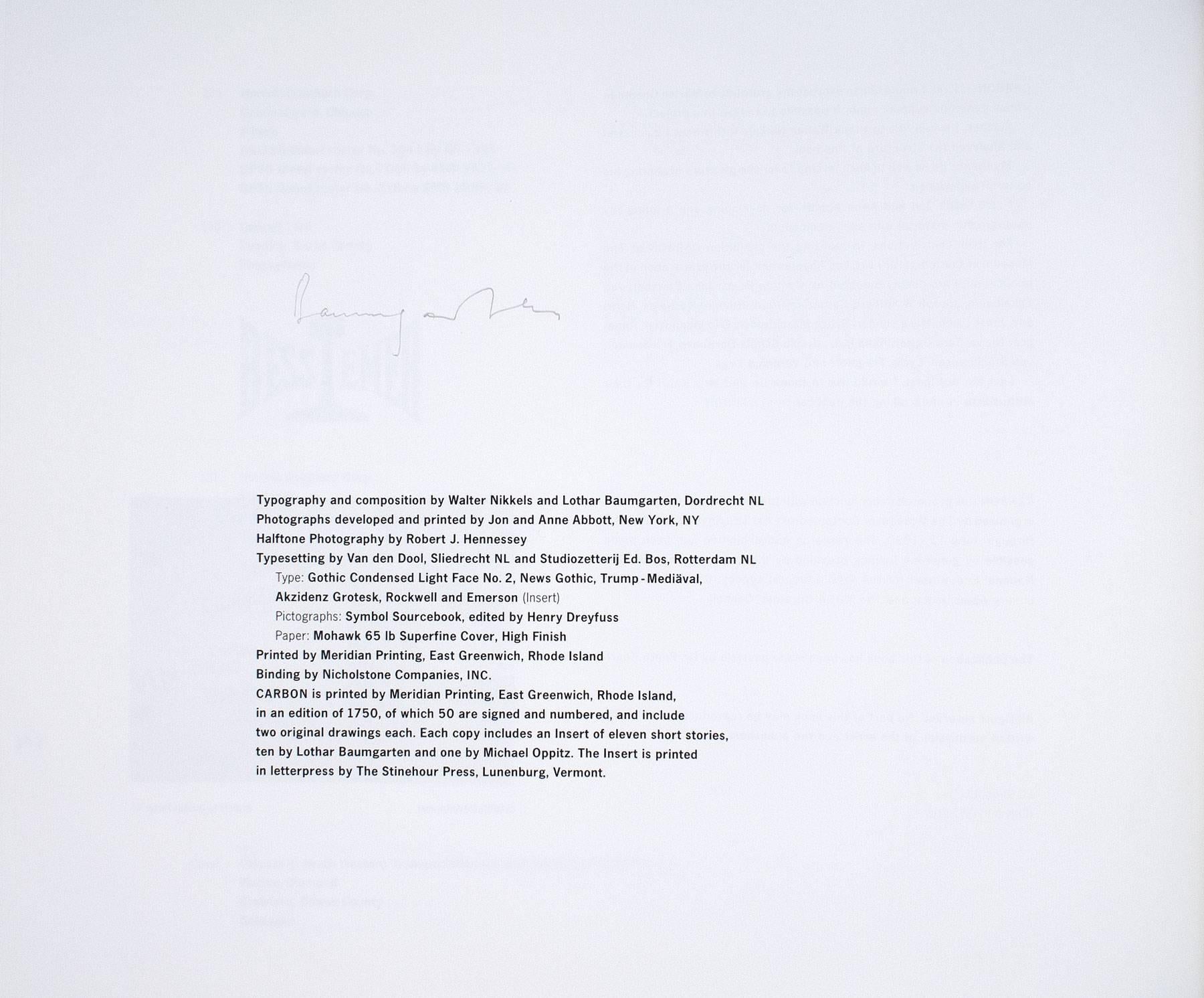 lothar baumgarten carbon