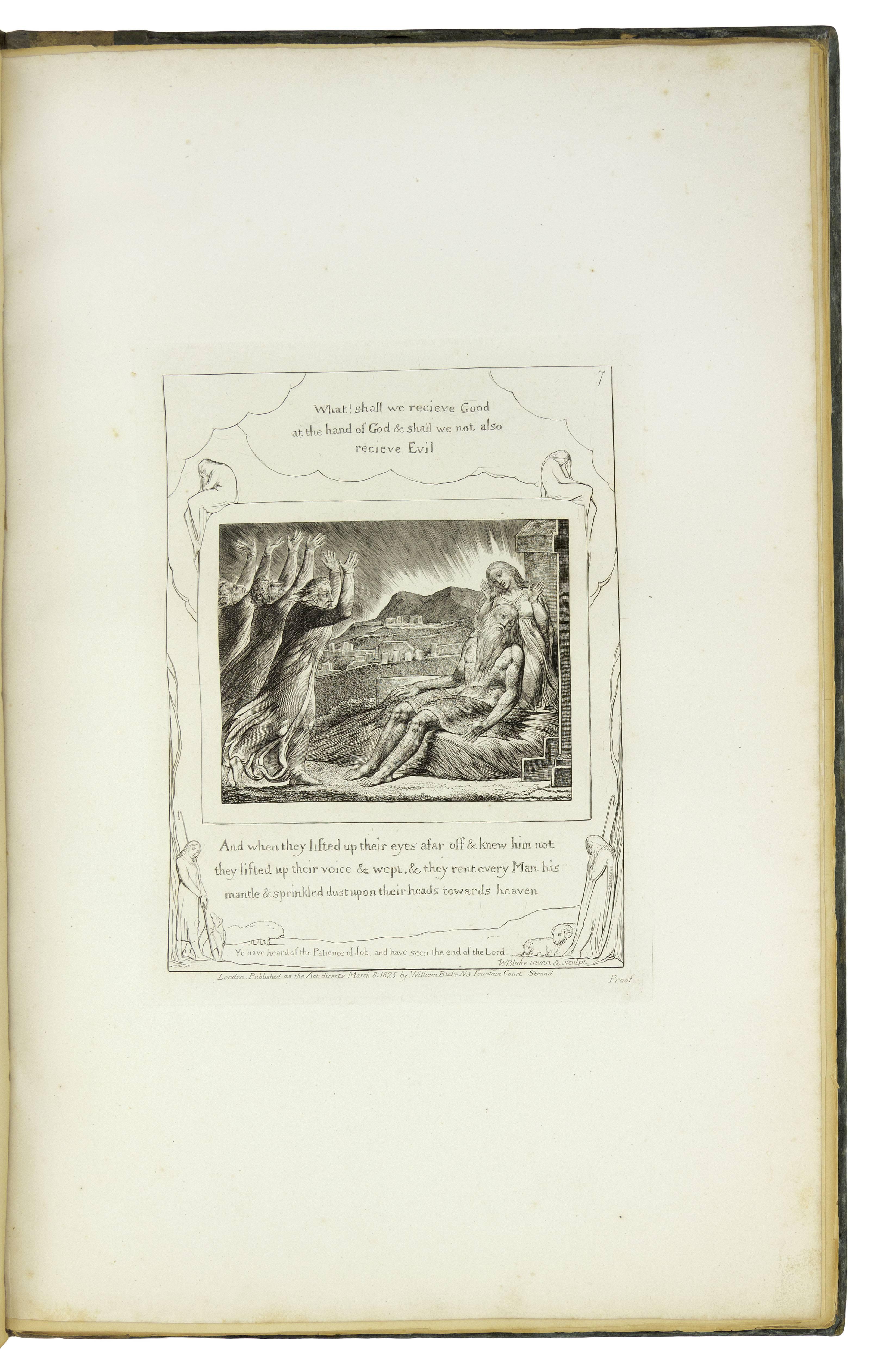 BLAKE, William. Illustrations of the Book of Job 1