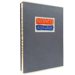 Hockney's Alphabet von David Hockney, signiert, limitierte Auflage