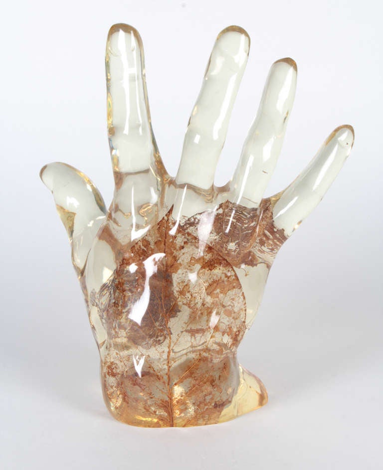 Acrylic Hand Sculpture For Sale 2