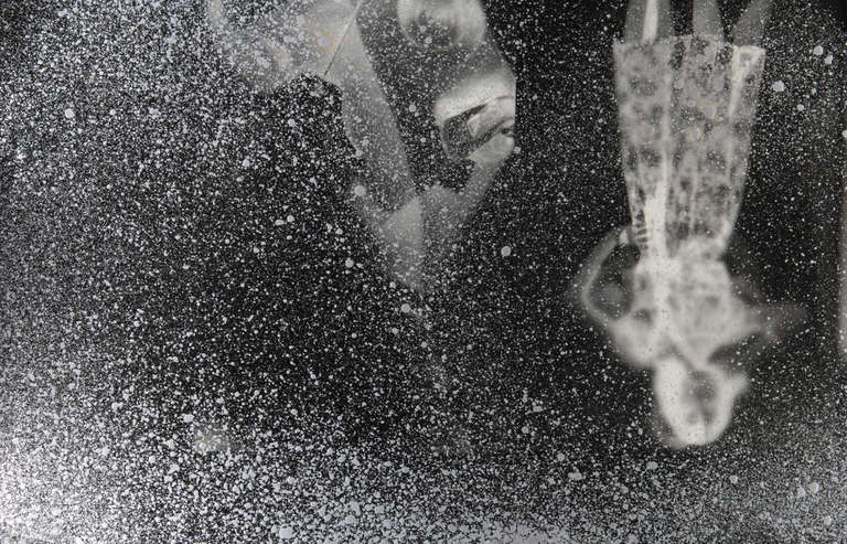 THOMAS F. BARROW  (b. 1938)  Kansas City, MO

Register Synthesis  Photogram 1978

Gelatin silver print photogram with applied spray paint, steel frame

Signed: Register Synthesis – 1978 – Thomas F. Barrow (in ink on back)

Exhibited: J.J.