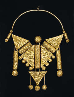Homage an Alexander der Große 24-Karat-Skulptur Halskette