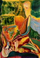 Spremere l'ultima goccia, Maja Ruznic, Pittura a olio, Astrazione figurativa