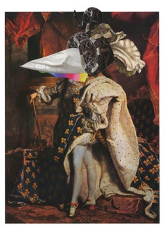 King of worms - The conflict, Ashkan Honarvar, Collage, Figurative, Surrealism