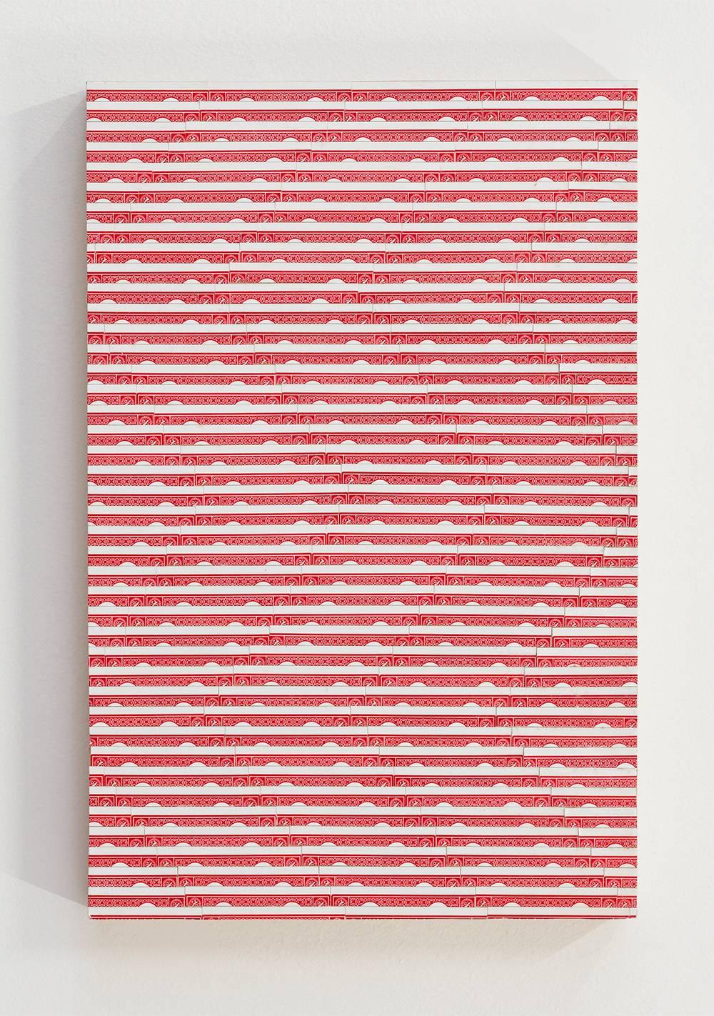 live for tomorrow, 2017
Used playing cards on panel
46 x 30.5 cm / 18 x 12 in

Ghost of a Dream is the collaborative practice of artists Adam Eckstrom and Lauren Was. Eckstrom (b. 1974, Twin Cities, MN) received an MFA in Painting in 2005 and Was