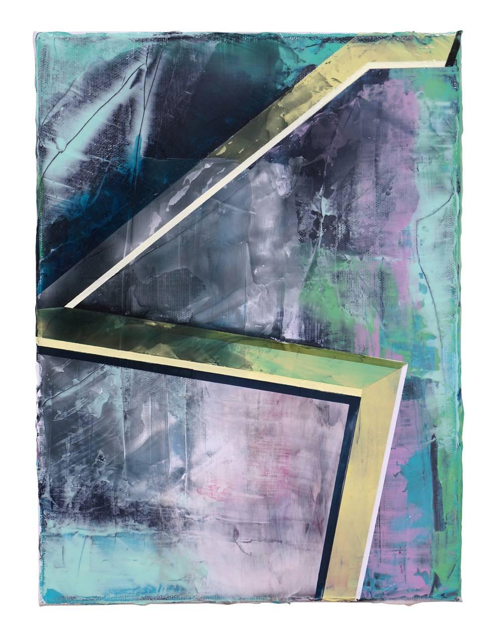 Image Crush, Ian Hagarty, Acrylic Paint, Geometric Abstraction 1