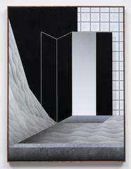 Untitled, Brian Robertson, Raw Walnut Artist
s Frame, Figurative Abstraction