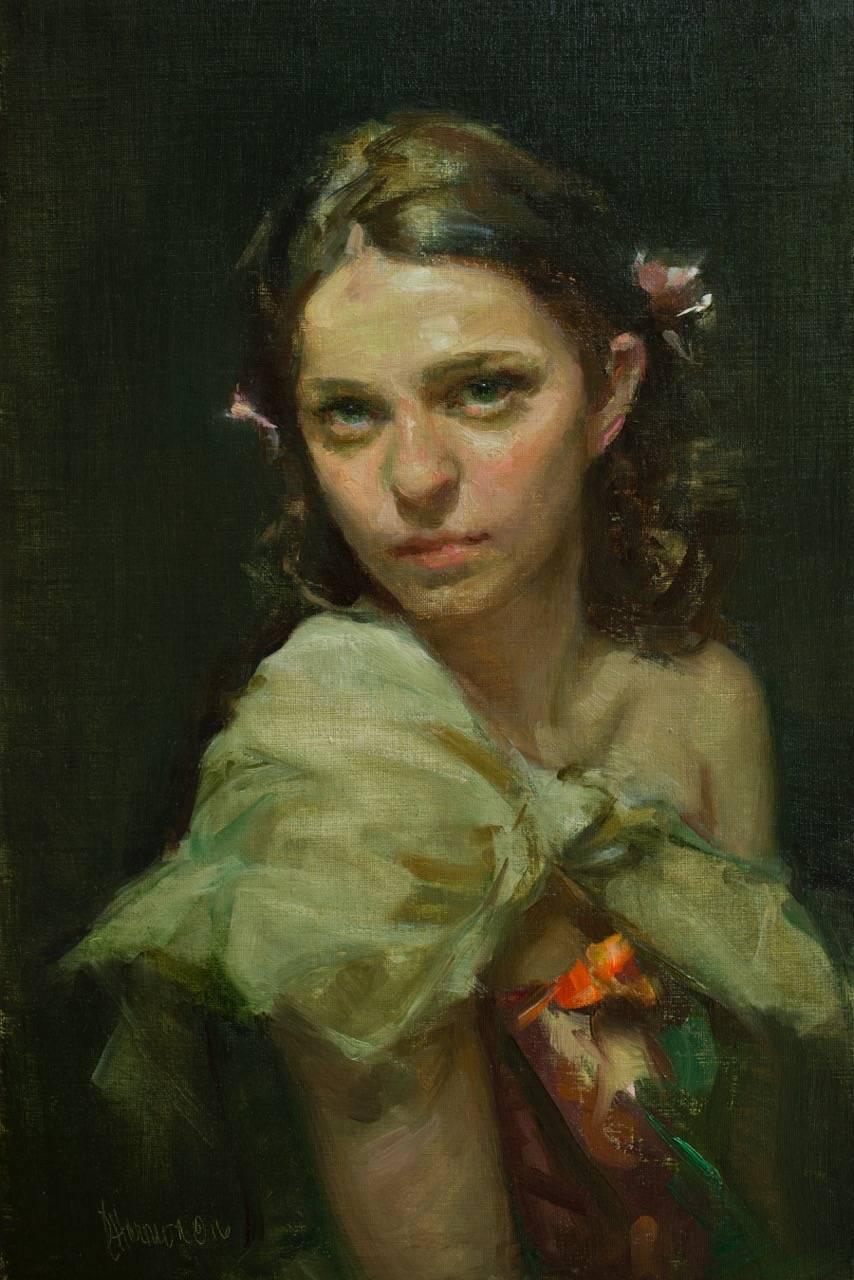 Johanna Harmon Figurative Painting - Abigail Adorned