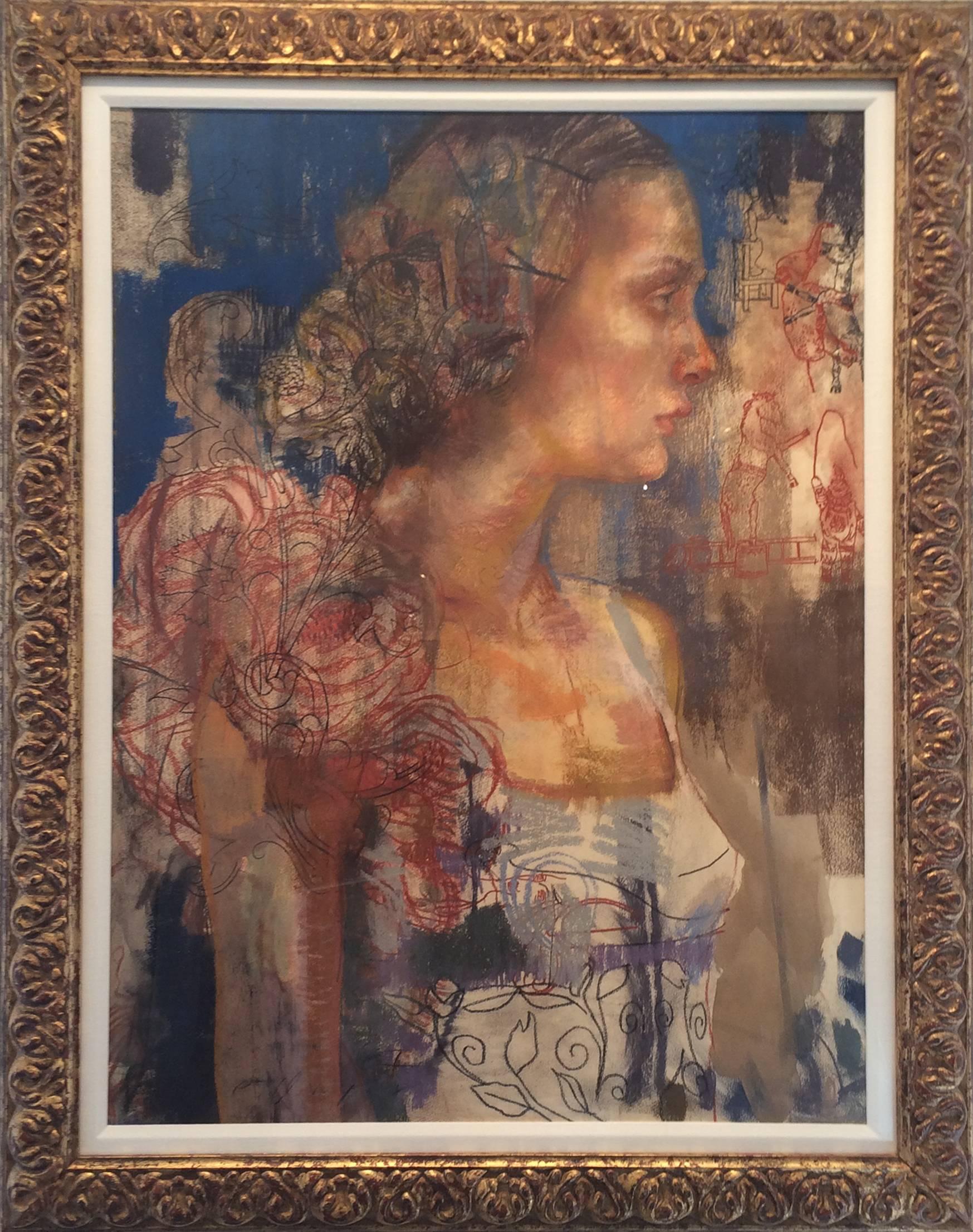 Charles Dwyer Abstract Painting - Calpurnia