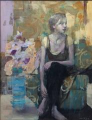 Woman With Blue Vase