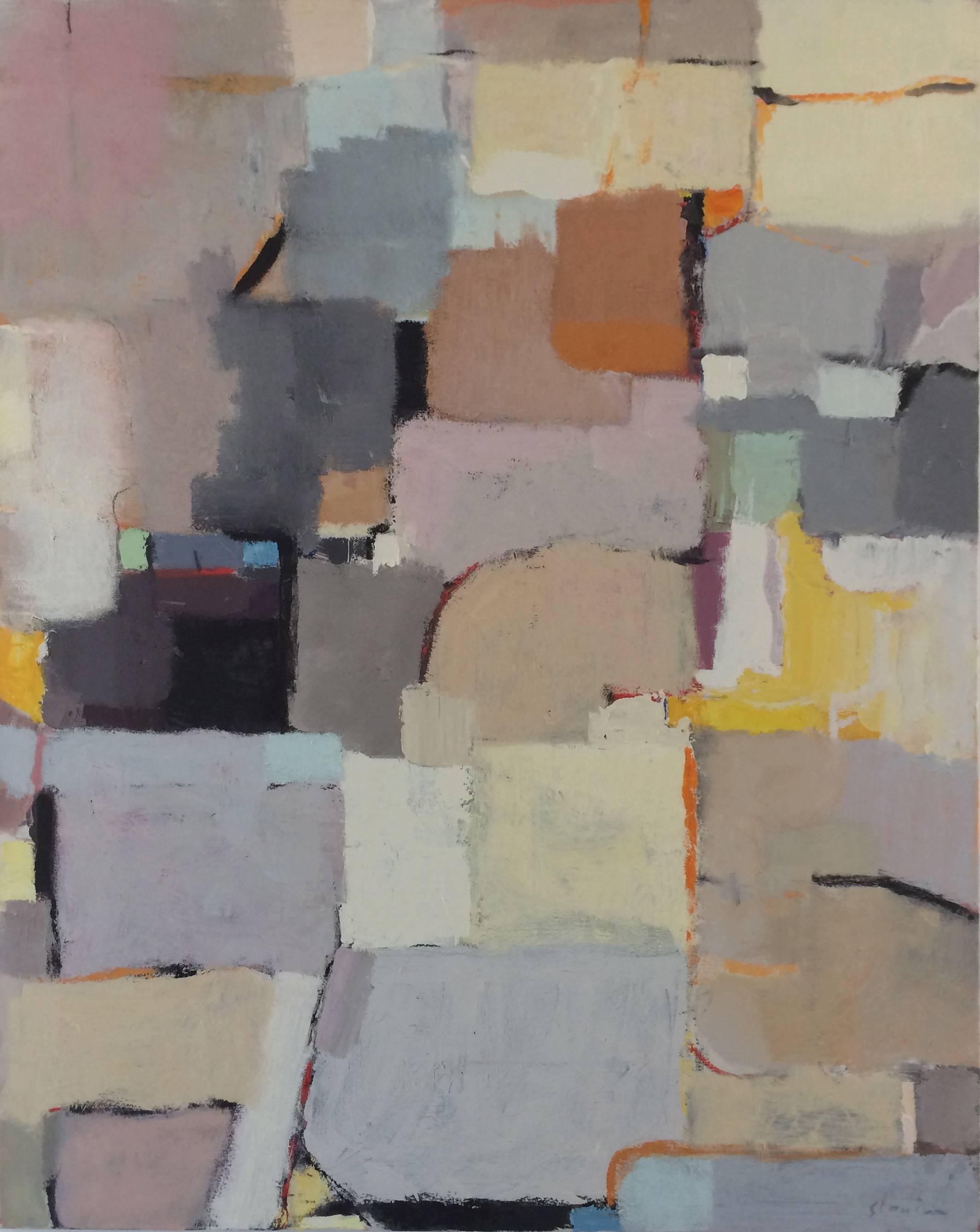 David Michael Slonim Abstract Painting - Love In A Small Town