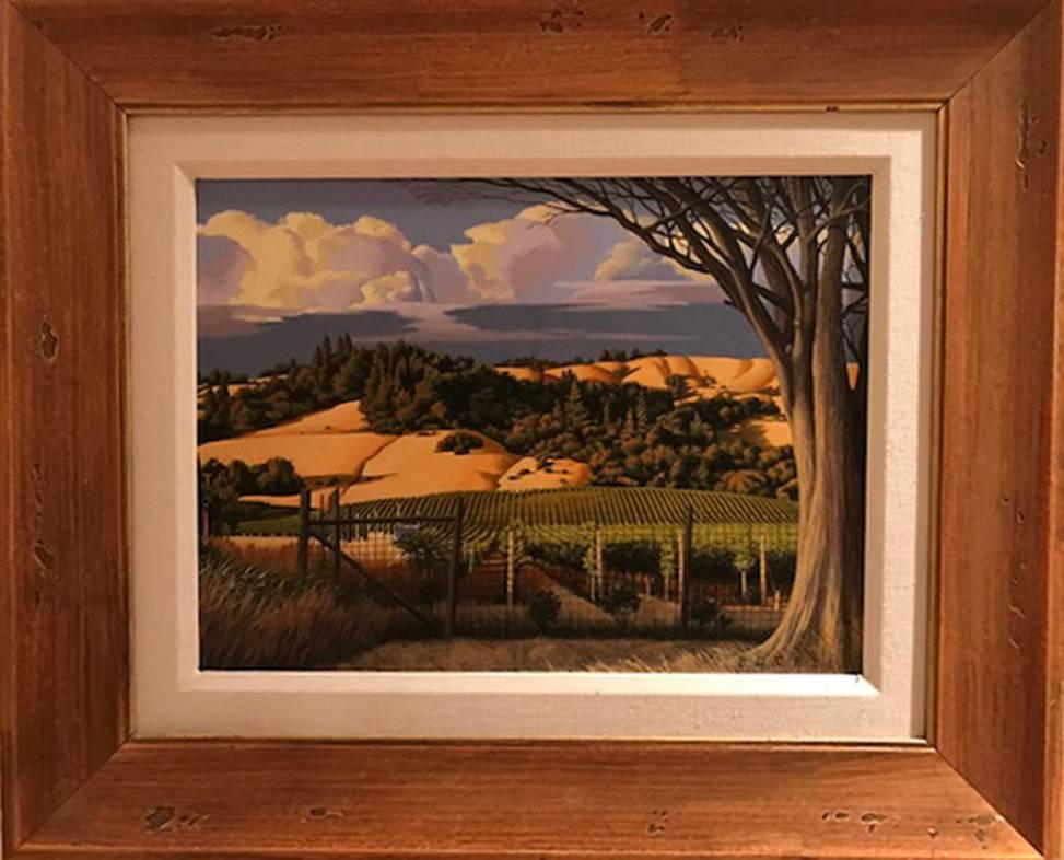 Jim Buckels Landscape Painting - Return Through Navarro Valley