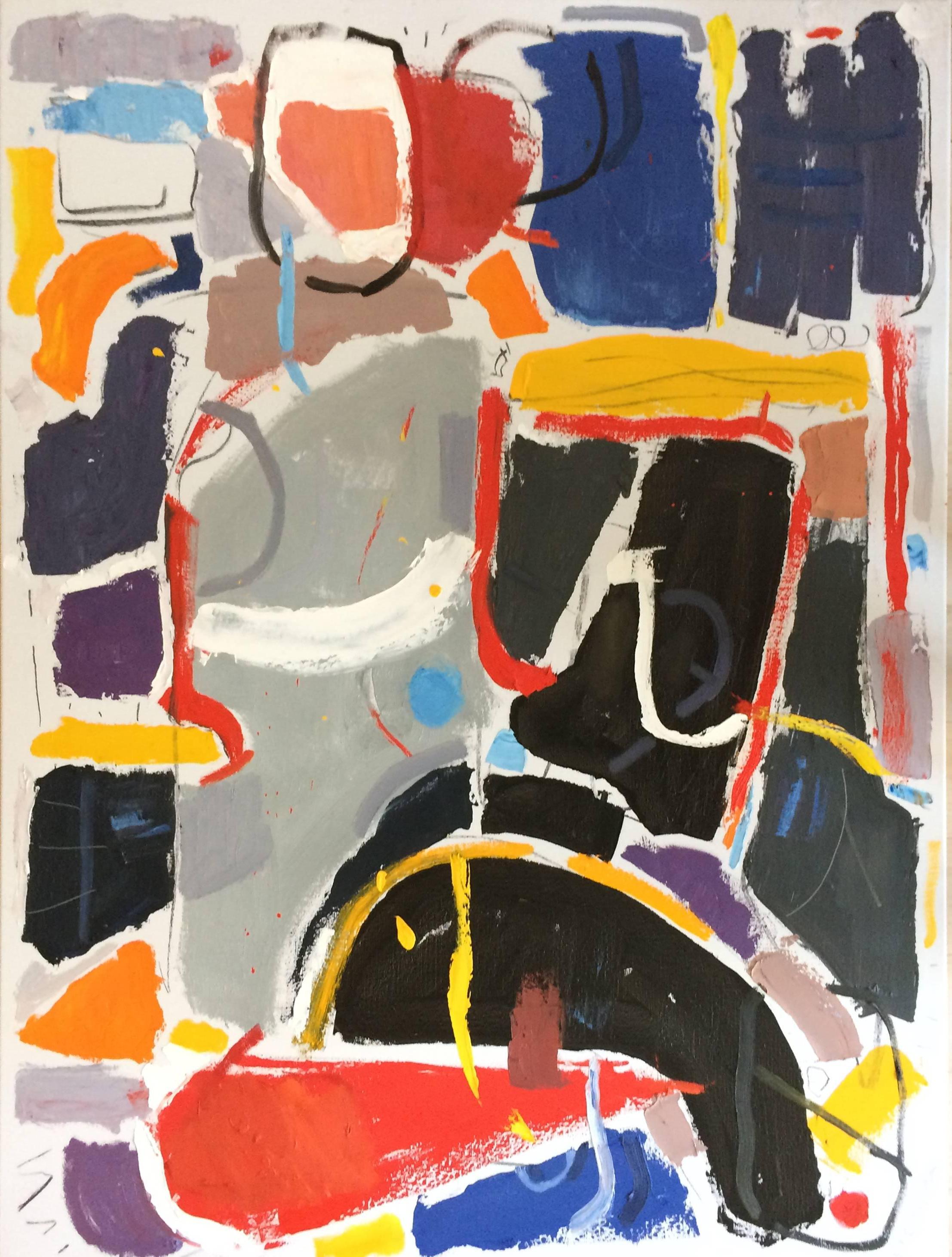 David Michael Slonim Abstract Painting - Child's Play