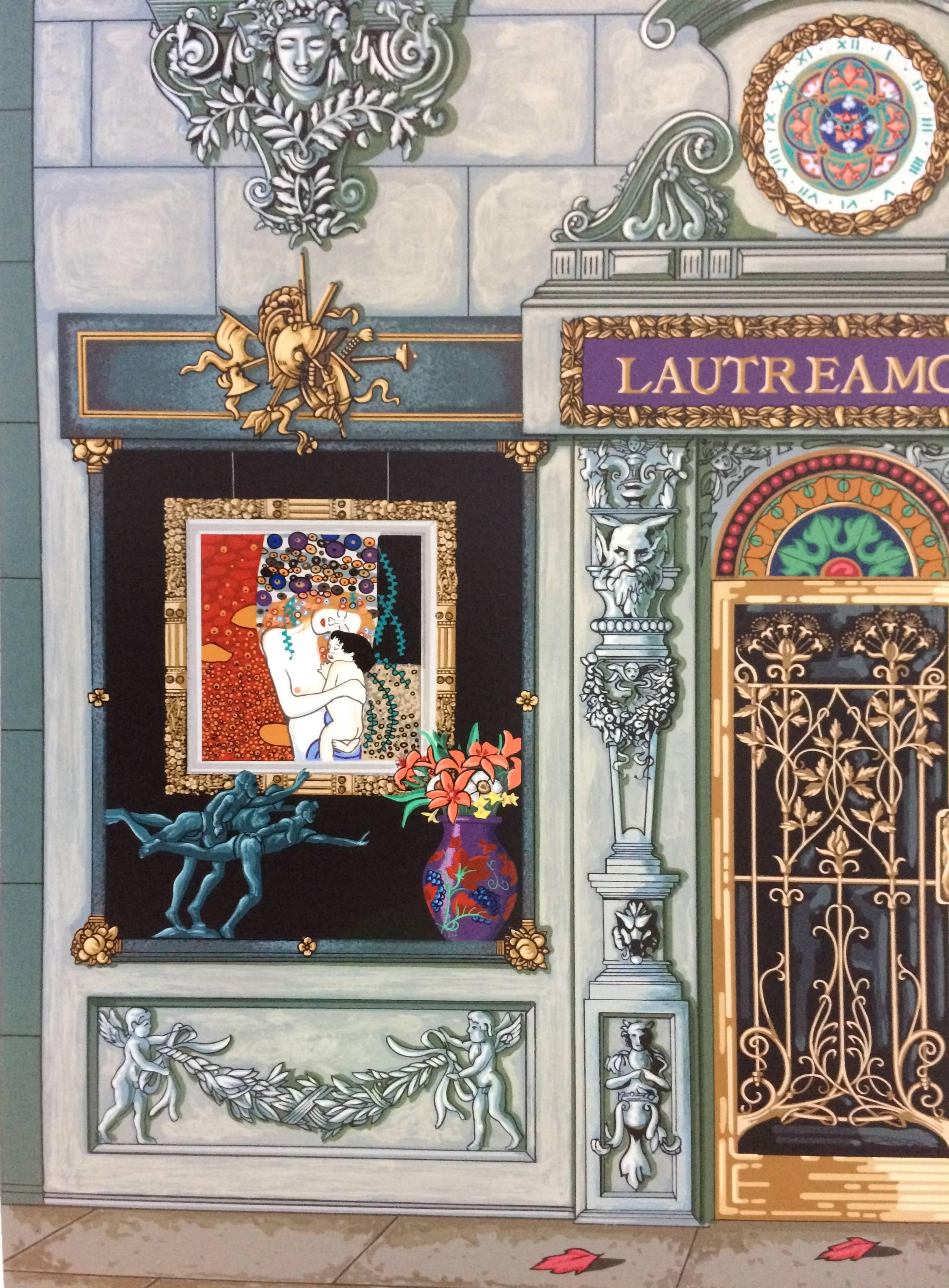 Lautreamonts - Art Nouveau Print by David Farrell
